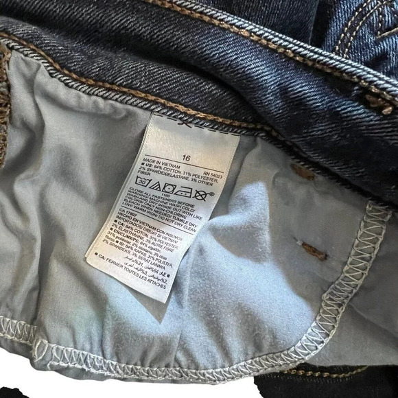 Old Navy Rockstar Super Skinny Extra High Rise Jeans Size 16 Blue Denim Stretchy - Picture 6 of 6